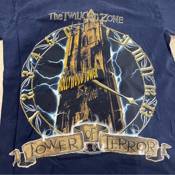 Disney Parks x Walt Disney World | Tower of Terror Twilight Zone Vintage T-Shirt - Picture 2 of 4